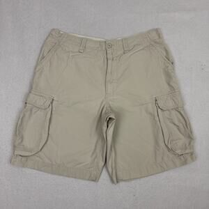 Polo Jeans Co Ralph Lauren Shorts Mens 40 Beige Cargo Ripstop Military Vintage